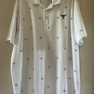 Puma White Polo Shirt